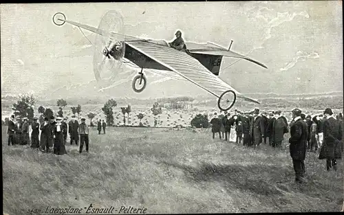 Ak L'Aéroplane Esnault Pelterie, Flugpionier