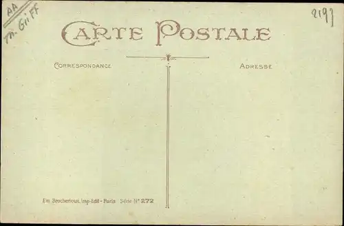 Künstler Ak Griff, Nos Dict-on, Zwei Männer, Gespräch, Si l'es cocu, te fais pas d'bile...