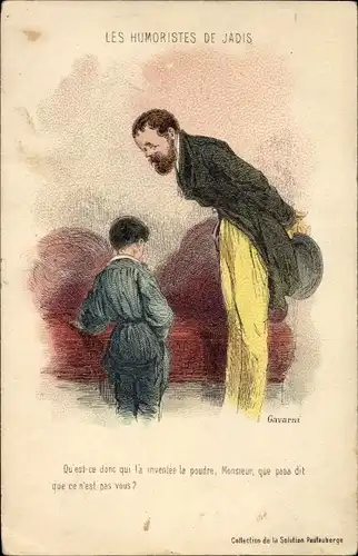 Künstler Ak Gavarni, Paul, Les Humoristes de Jadis, Mann, Junge