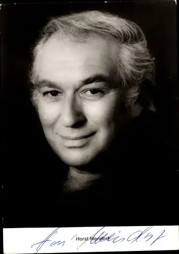 Ak Schauspieler Horst Niendorf, Portrait, Autogramm