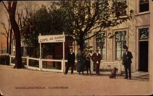 Ak Vlaardingen Südholland, Maassluisschedijk