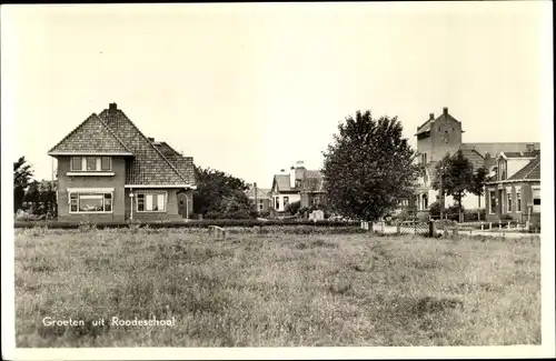 Ak Roodeschool Groningen Niederlande, Ortsansicht, Häuser