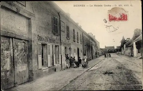 Ak Bernes Somme, La Maison Cochu