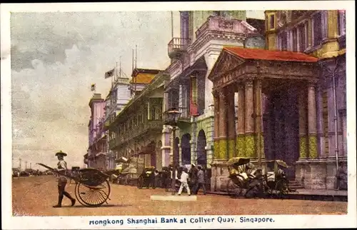 Ak Singapore Singapur, Hongkong Shanghai Bank at Collyer Quay