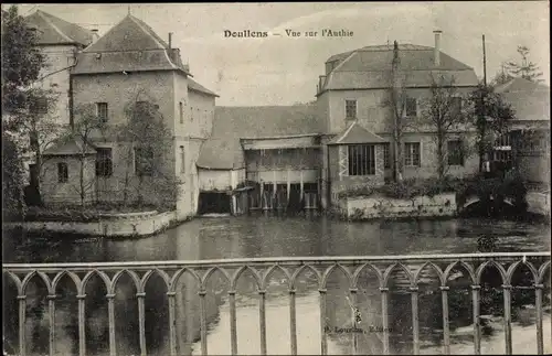 Ak Doullens Somme, l'Authie