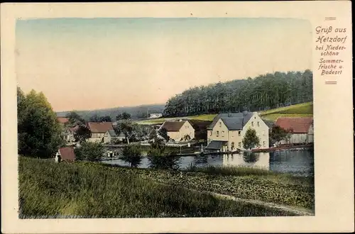 Ak Hetzdorf Freiberg in Sachsen, Teilansicht