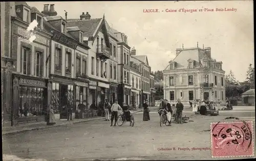 Ak Laigle Orne, Caisse d'Epargne et Place Bois Landry
