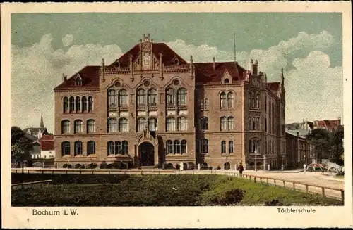 Ak Bochum im Ruhrgebiet, Töchterschule