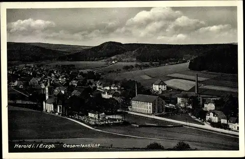 Ak Herold Thum im Erzgebirge Sachsen, Gesamtansicht