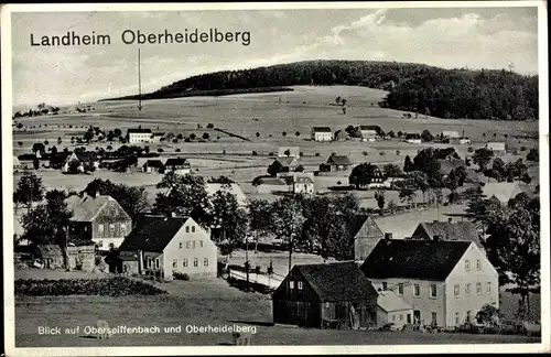Ak Oberseiffenbach Seiffen Erzgebirge, Oberheidelberg, Landheim Höh. Schule f. Frauenberufe Leipzig