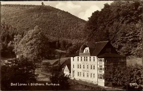 Ak Lonau Herzberg am Harz, Kurhaus