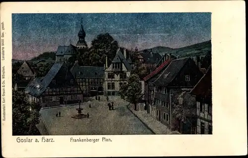 Luna Ak Goslar am Harz, Frankenberger Plan bei Dämmerung