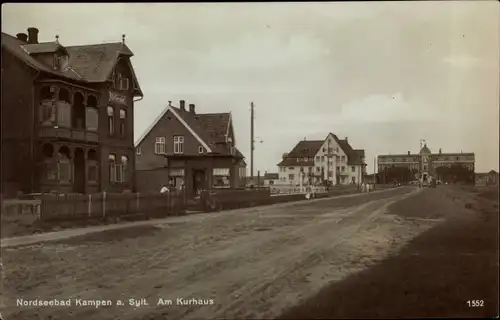 Ak Kampen in Nordfriesland, Partie am Kurhaus