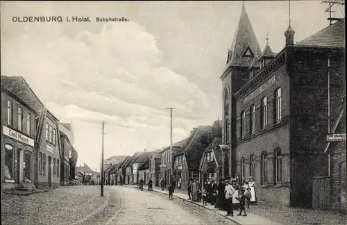 Ak Oldenburg in Holstein, Schuhstraße