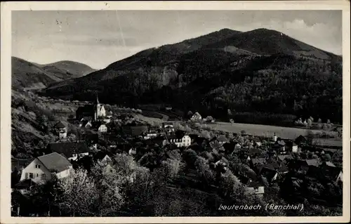 Ak Lautenbach im Renchtal Schwarzwald, Panorama