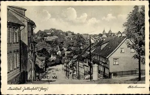 Ak Clausthal Zellerfeld im Oberharz, Straßenpartie, Partie im Ort