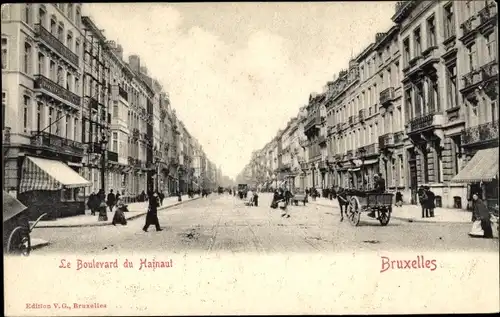 Ak Bruxelles Brüssel, Le Boulevard du Hainaut