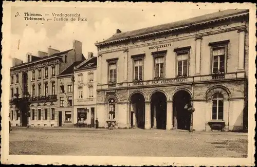 Ak Tienen Thienen Tirlemont Flämisch Brabant Flandern, Vredegerecht