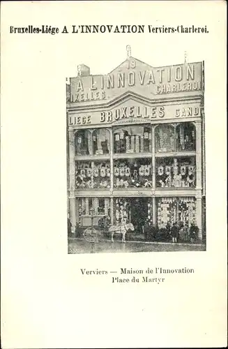 Ak Verviers Wallonien Lüttich, Maison de l'Innovation, Place du Martyr