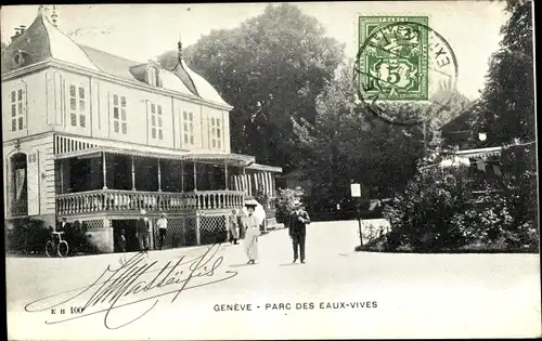 Ak Genève Genf Schweiz, Parc des Eaux Vives