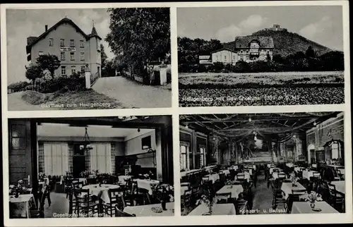 Ak Gensungen Felsberg Hessen, Gasthaus Zum Heiligenberg, Ballsaal, Innenansicht