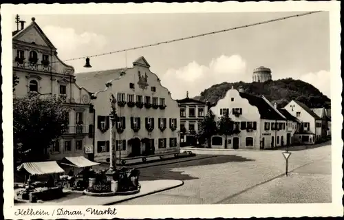 Ak Kelheim an der Donau Niederbayern, Markt