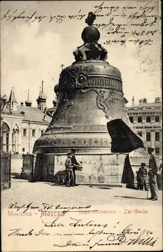 Ak Moskau Russland, Zar Glocke