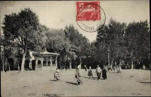 Ak Setif Algerien, La Place Nationale