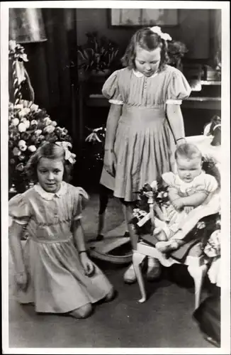Ak Op Prinses Marijke&#39;s eerste verjaardag, Soestdijk 1948, Prinzessin Marijke, Geburtstag