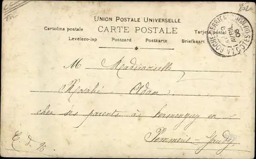 Ak Frau Geige spielend, L'Amour Melodieux