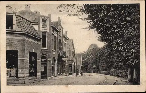 Ak Bennekom Gelderland, Dorfstraße