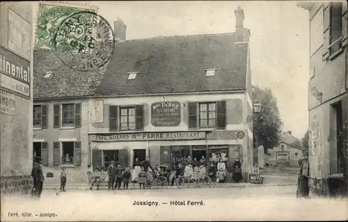 Ak Jossigny Seine-et-Marne, Hotel Ferre