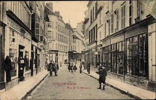 Ak Coulommiers Seine et Marne, Rue de la Pecherie