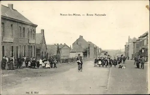 Ak Nœux Noeux les Mines Pas de Calais, Route Nationale