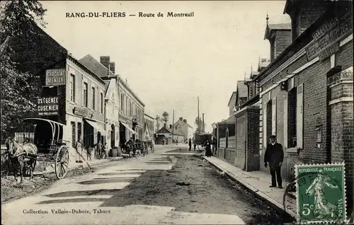 Ak Rang du Fliers Pas de Calais, Route de Montreuil