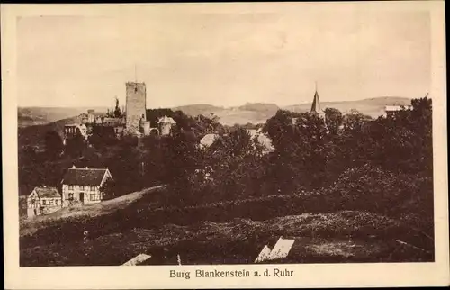 Ak Blankenstein an der Ruhr Hattingen, Burg Blankenstein