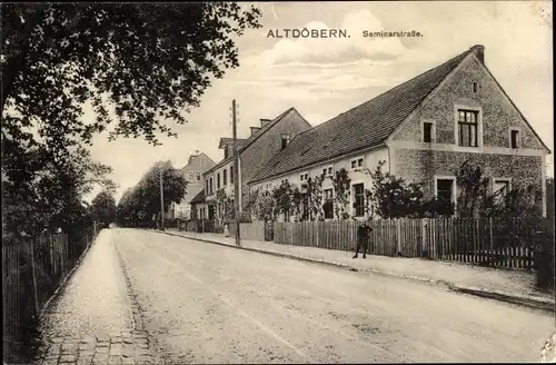 Ak Altdöbern in der Niederlausitz, Seminarstraße