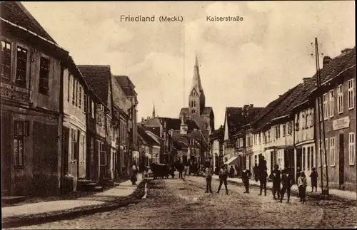 Ak Friedland in Mecklenburg, Kaiserstraße