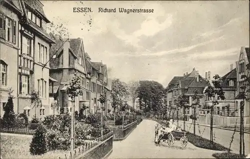 Ak Essen im Ruhrgebiet, Richard Wagner Straße