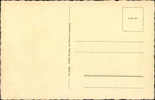 Ak Nordseebad Langeoog Ostfriesland, Straßenpartie, Häuser