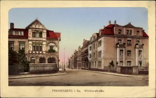 Ak Frankenberg an der Zschopau Sachsen, Winklerstraße