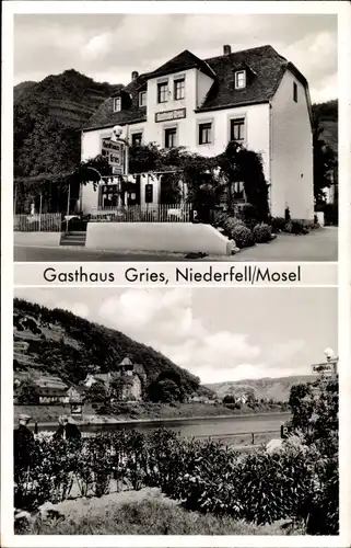 Ak Dieblich Niederfell an der Mosel, Gasthof Gries