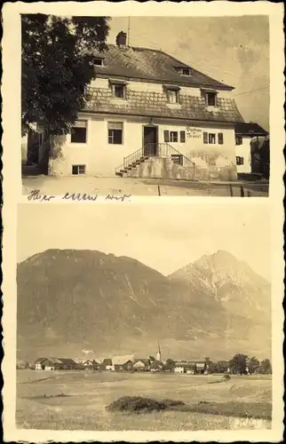 Ak Piding im Berchtesgadener Land Oberbayern, Gasthof, Panorama