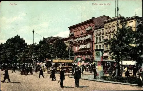 Ak Berlin Mitte, Unter den Linden