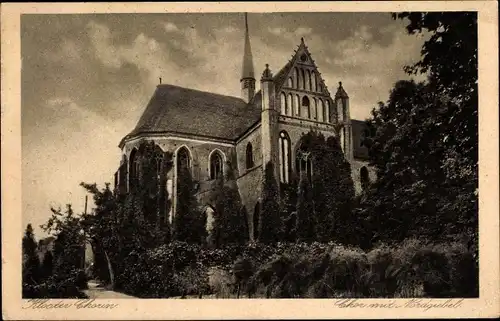 Ak Chorin in der Mark, Kloster Chorin, Chor mit Nordgiebel