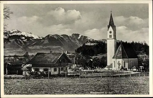 Ak Neubeuern in Oberbayern, Kirche