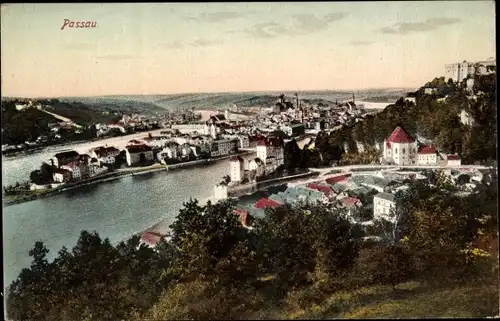 Ak Passau in Niederbayern, Tota