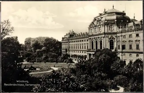 Ak Würzburg am Main Unterfranken, Residenzschloss