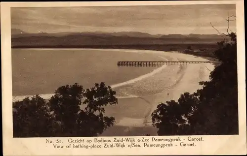 Ak Garoet Garut Java Indonesien, Bathing Place Zuid-Wijk o/Sea Pameungpeuk