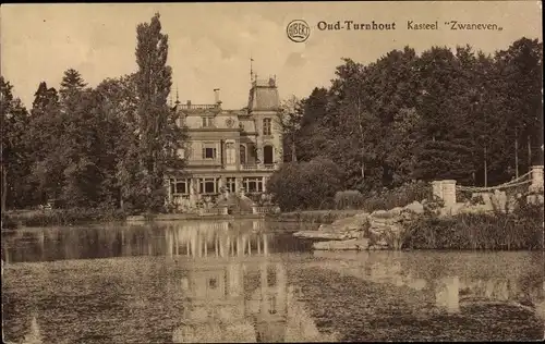 Ak Turnhout Flandern Antwerpen, Out-Turnhout, Kasteel Zwaneven